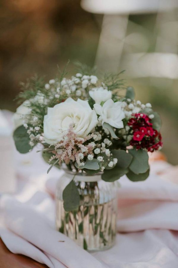 bridal flowers - bouquet de mariage rouge